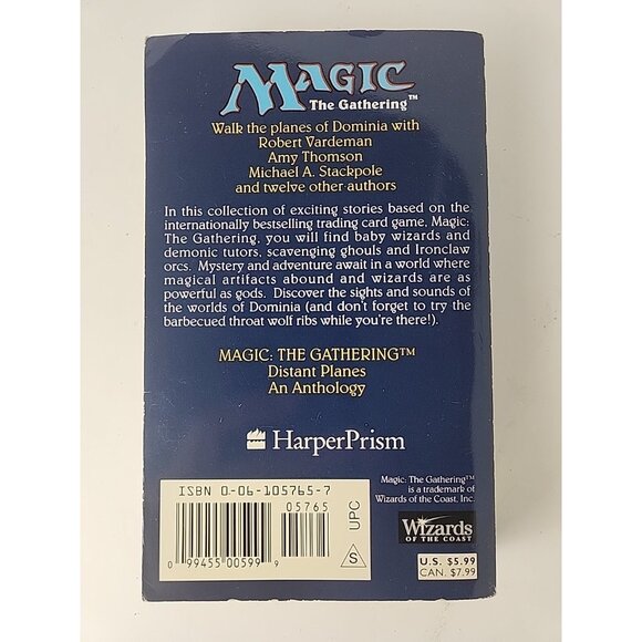 Magic The Gathering Distant Planes An Anthology by Kathy Ice 1996 Mass Market - Picture 3 of 7